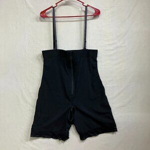 Women's Shapewear Postpartum Tummy Control Body Zip Shaper Butt Lifter Black 3XL